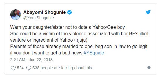 METRO Warn Your Daughters Against Dating ‘Yahoo Boys’ – Senior Policeman Tells Parents